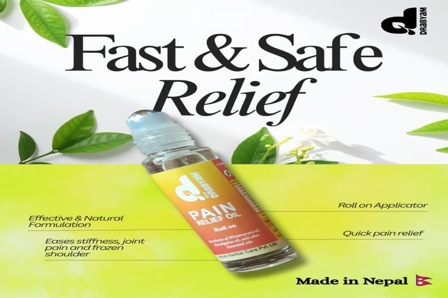 Drabyam Pain Relief Oil Roll-On 10ml thumbnail 4