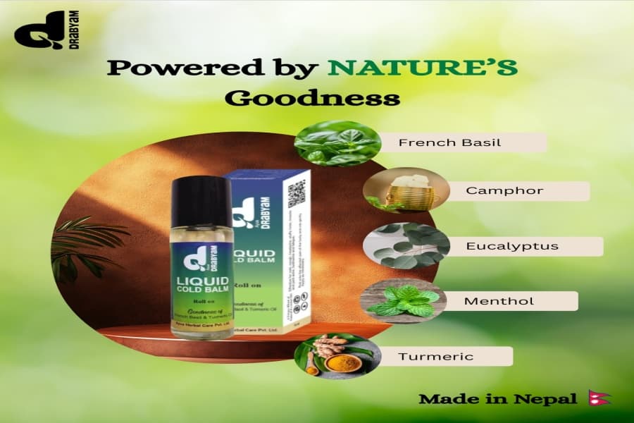 Drabyam Liquid Cold Balm Roll-On – 10ml thumbnail 5